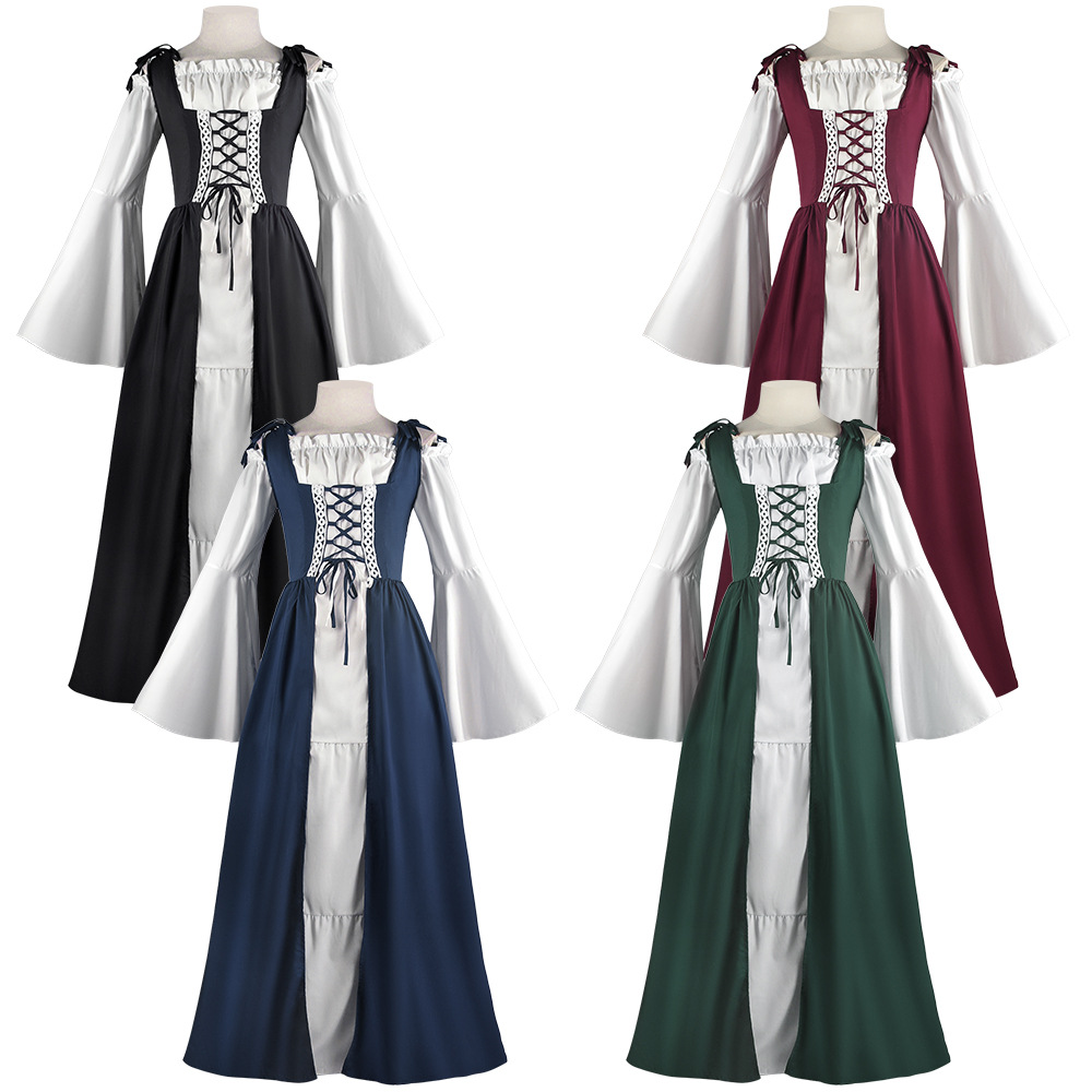 Lace Dress - Gaun bergaya Steampunk abad pertengahan dengan