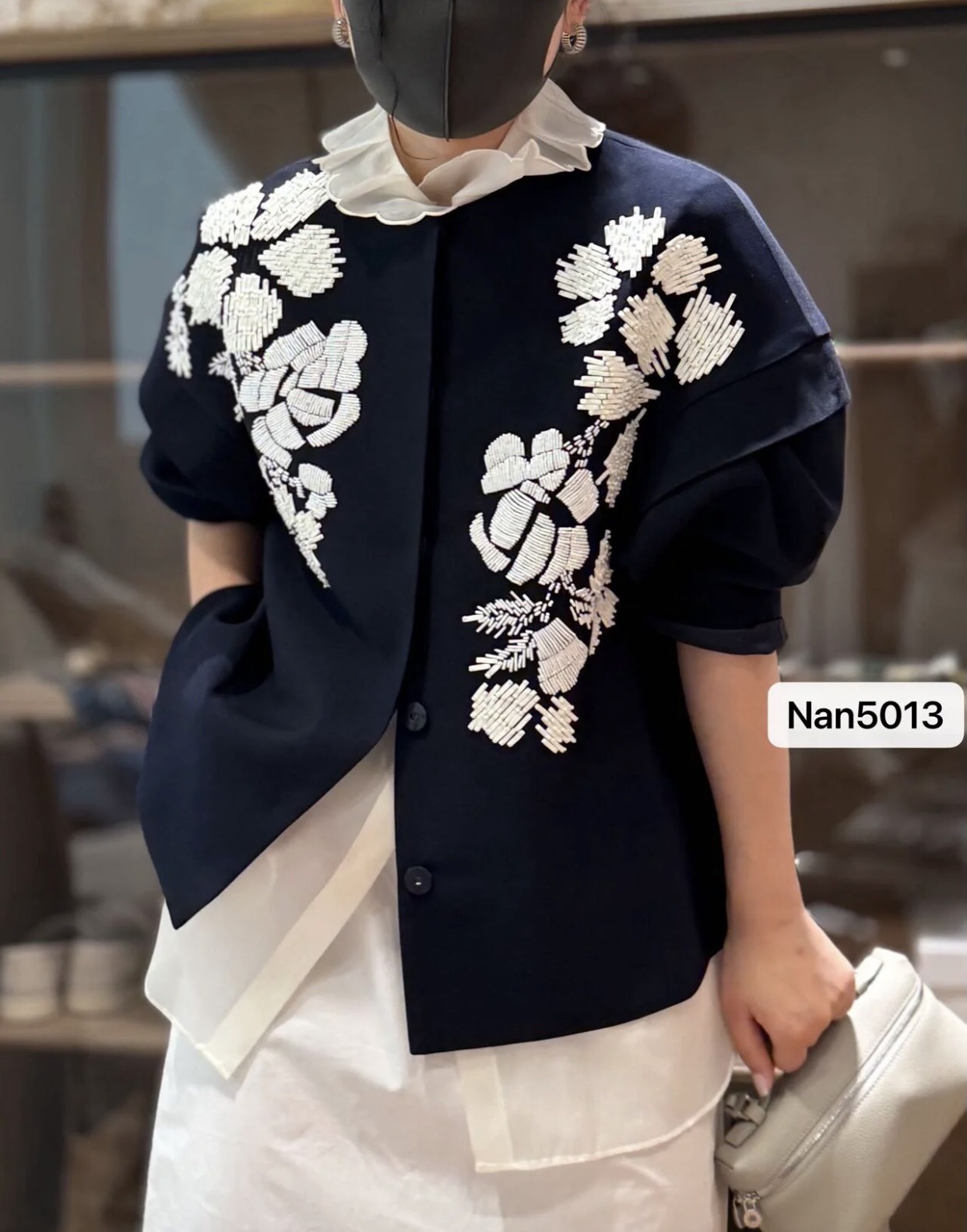 Jaket Sutra Campuran Motif Bun - Womens Blazer ulasan dan harga