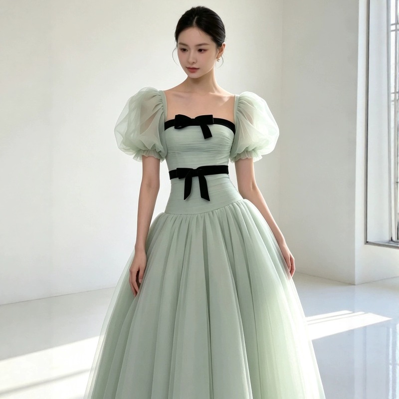Gaun Malam Hijau Wanita Terbar - Evening Gown ulasan dan harga