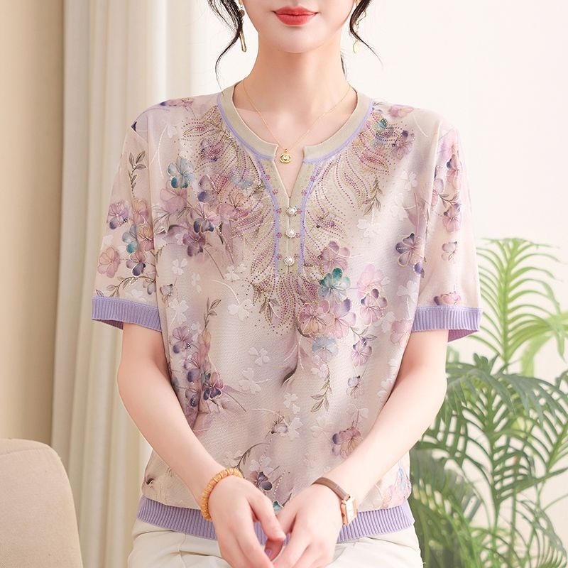 Atasan Rajut Sutra Es Wanita E - Silk Blouse ulasan dan harga