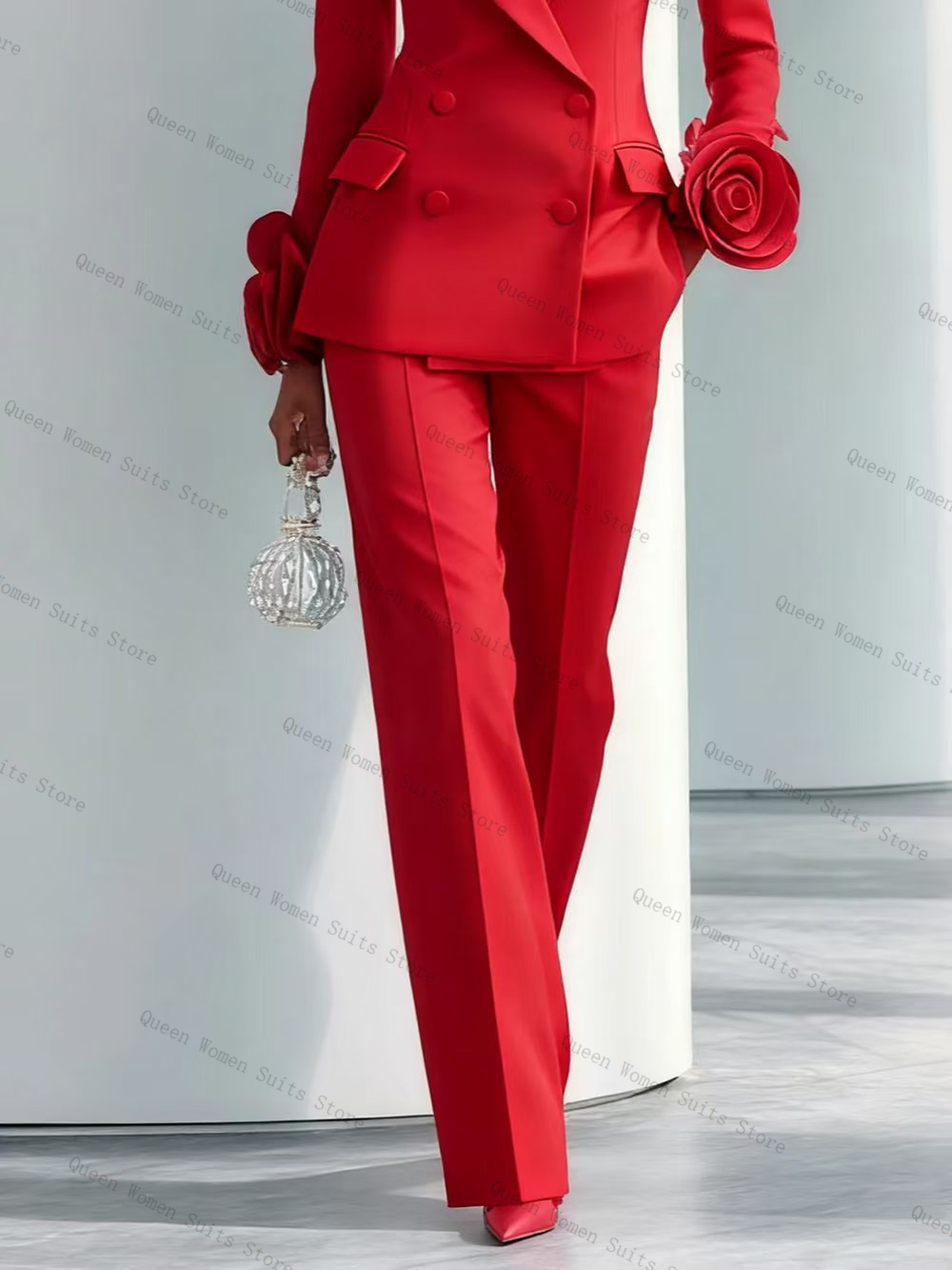 Setelan Jas Wanita Merah Mewah - Women'S Red Formal Wear ulasan dan harga