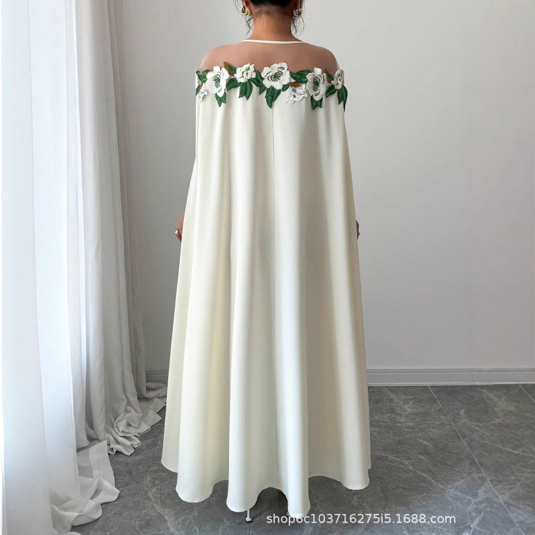 Gaun Wanita Motif Bunga Unik G - Midi Dress ulasan dan harga