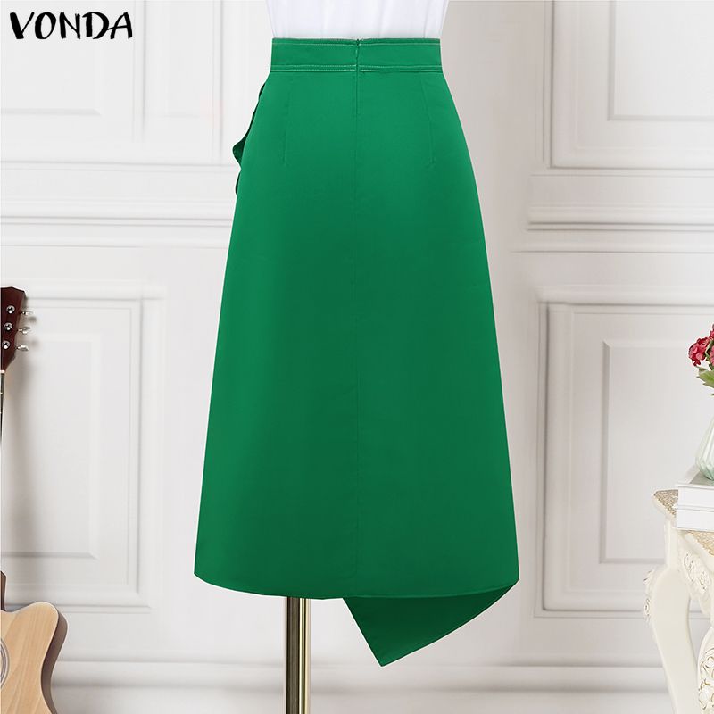 VONDA Rok Satin Wanita Elegan  - Formal Skirt ulasan dan harga