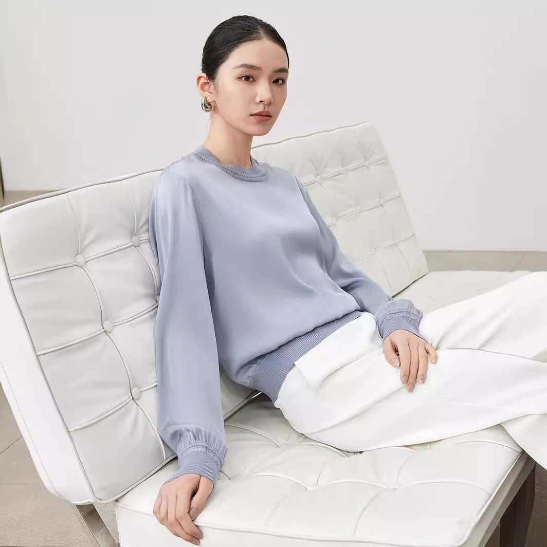 Birdsky, 1 buah blus wanita pu - Silk Blouse ulasan dan harga